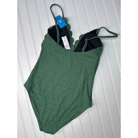 NWT Cupshe One Piece Swimsuit & Tankini Alegria Scalloped Tummy Control BUNDLE M - Picture 8 of 8